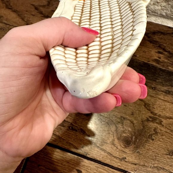 Rare Vintage 70's 80's Merry Mushroom by Sears Roebuck Corn on Cob Plate READ - Picture 5 of 6